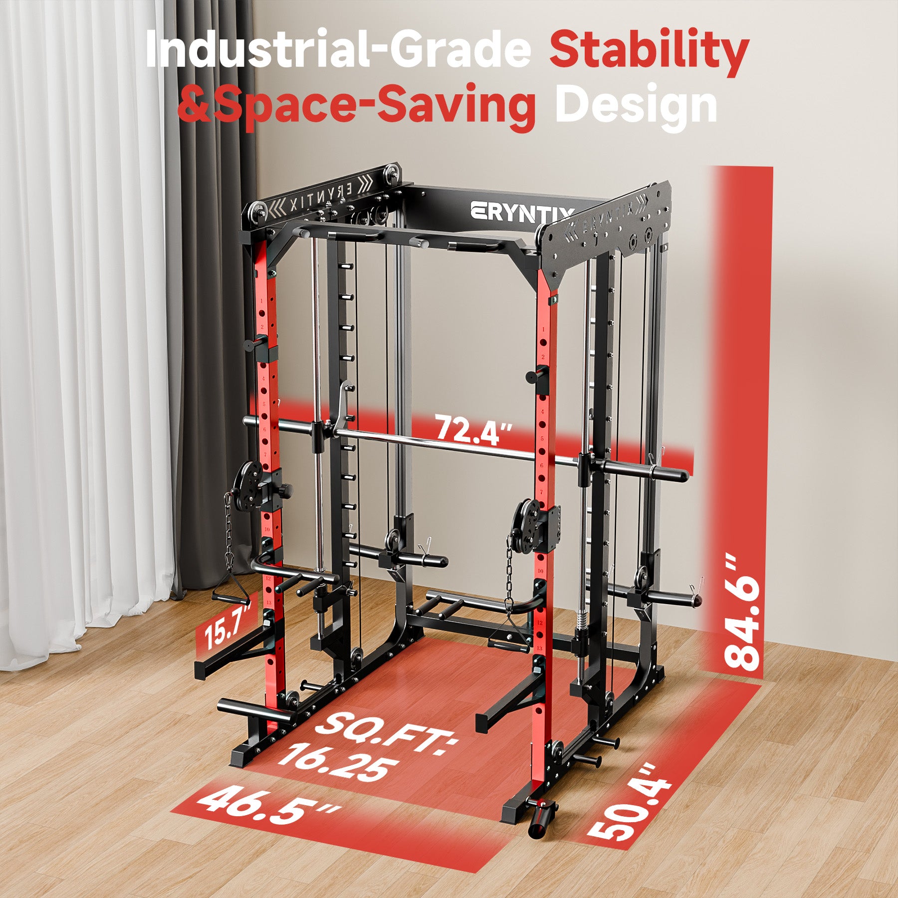 Eryntix LM10300 All-in-One Smith Machine Power Rack
