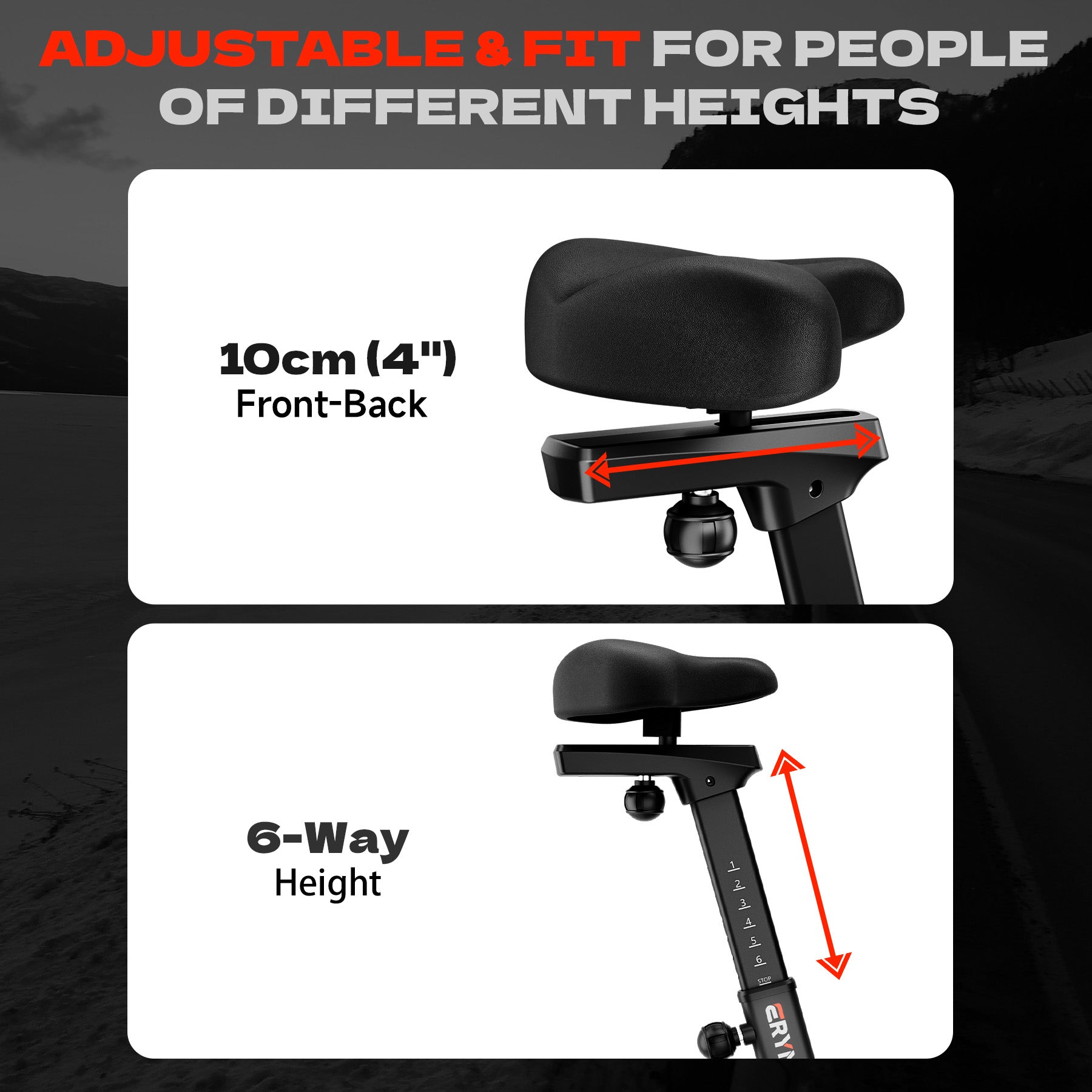 ERYNTIX K29680 Dual-Resistance Air Bike