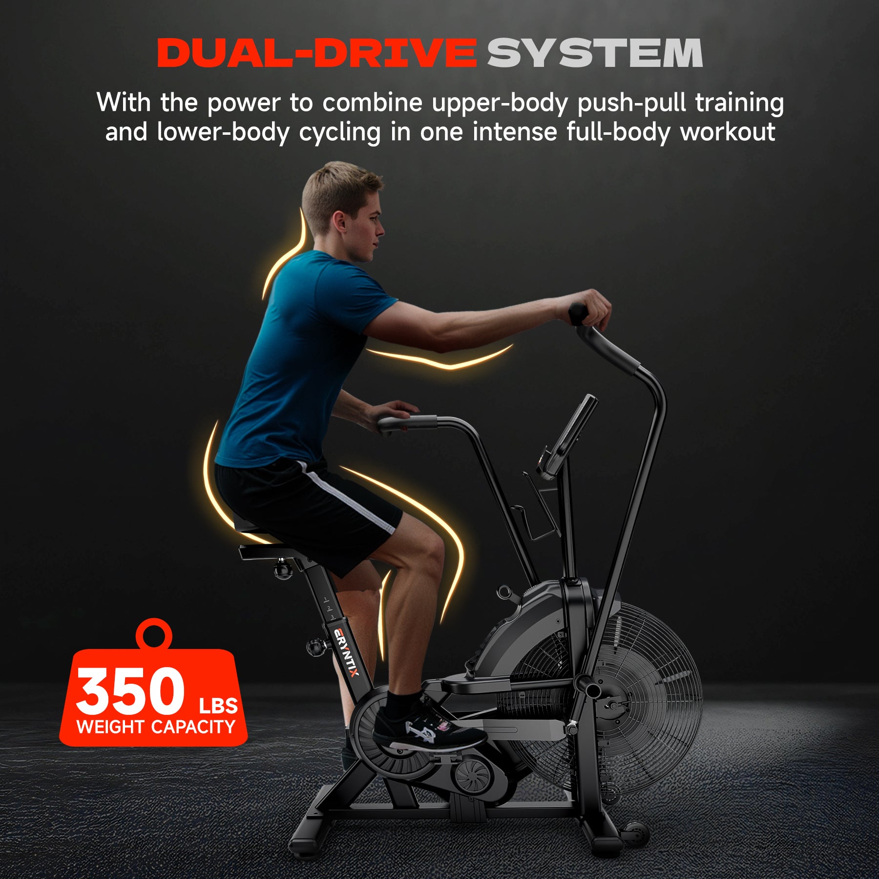 ERYNTIX K29680 Dual-Resistance Air Bike