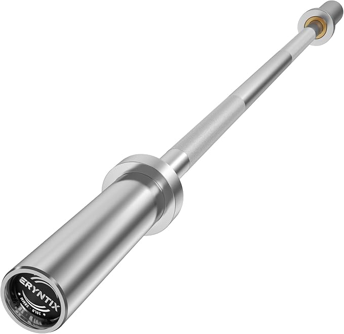 ERYNTIX Olympic Barbell Bar (2”) - 4FT/6FT/7FT Straight & EZ Curl Options