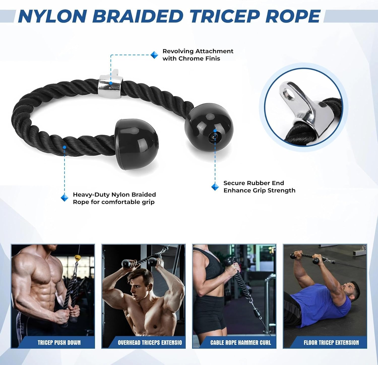ERYNTIX Ultimate Attachment Set for Pull Downs, Rows, Pushdowns & More