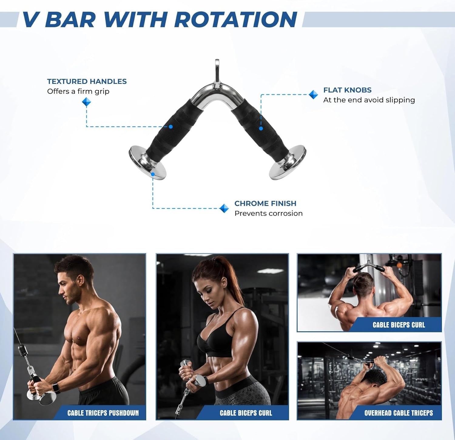 ERYNTIX Ultimate Attachment Set for Pull Downs, Rows, Pushdowns & More