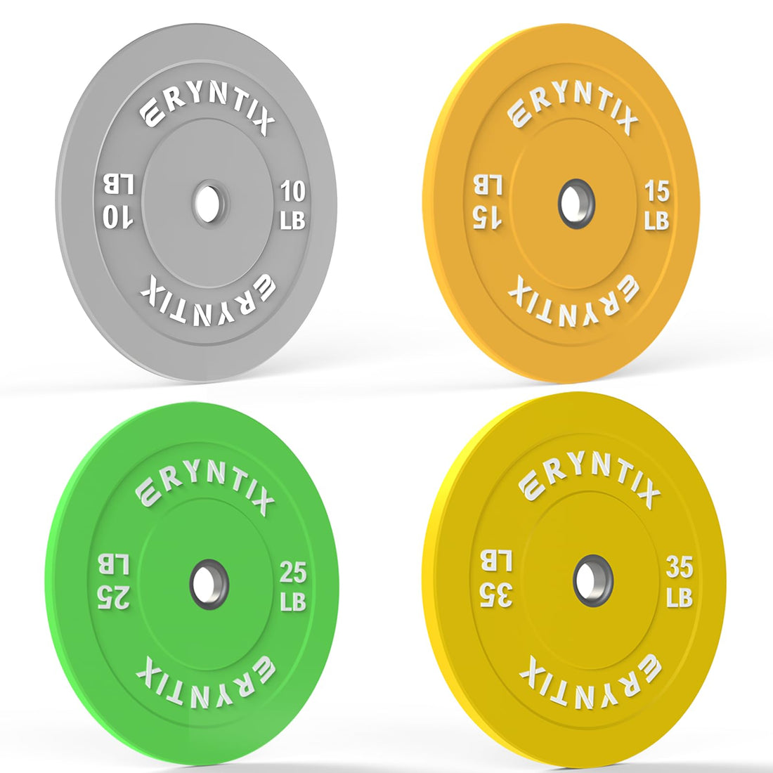 ERYNTIX ERYBP001 4-Pack Bumper Plates (10-35LB)